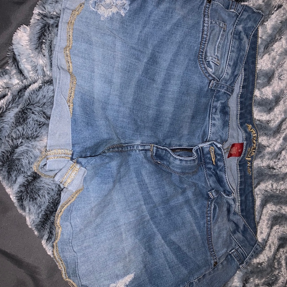 Light blue Jean shorts